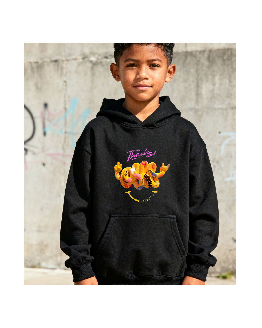 Streetwear Hoodie - Thanks