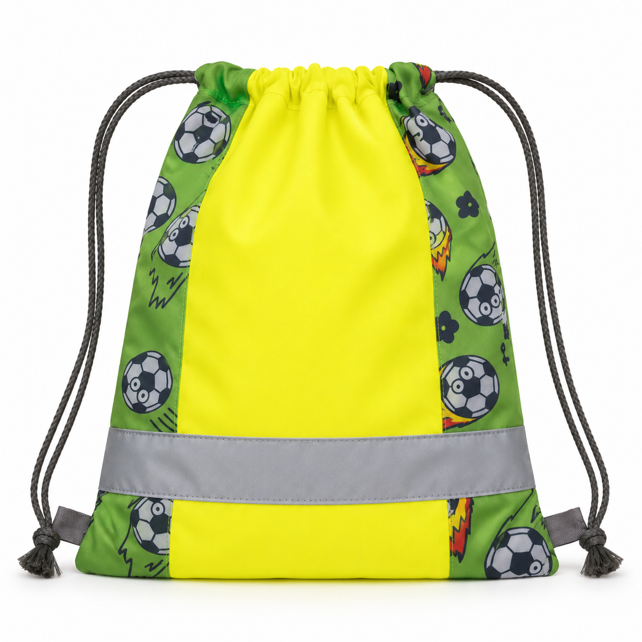Einhorn / Fußball Reflektierender Sportbeutel