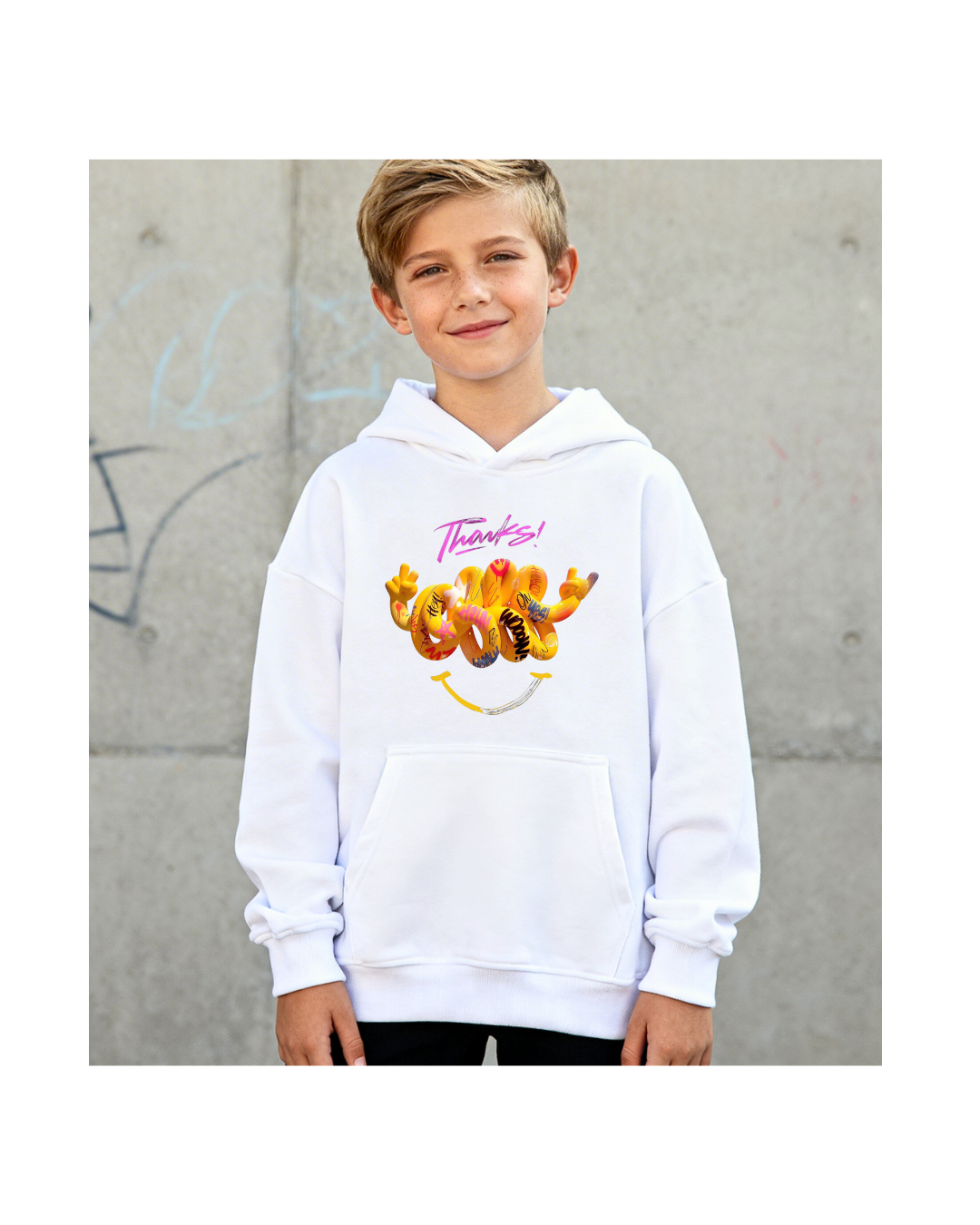 Streetwear Hoodie - Thanks