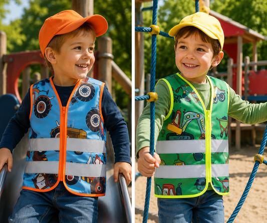 Warnweste Bagger / Traktor