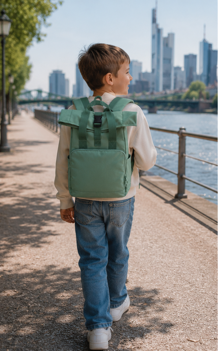 Kinder Rolltop Rucksack – Alltag & Freizeit