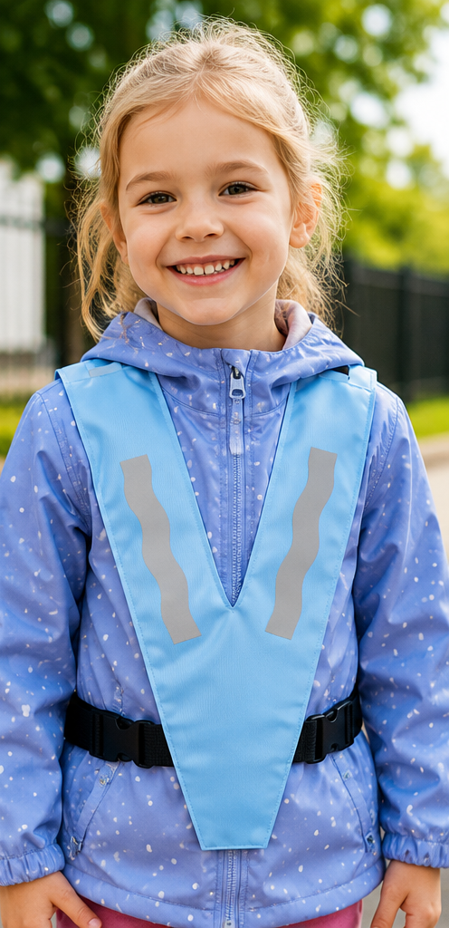 Reflektierender Sicherheits-Poncho für Kinder