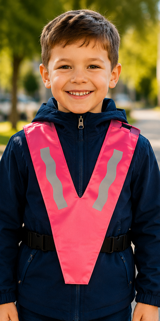 Reflektierender Sicherheits-Poncho für Kinder