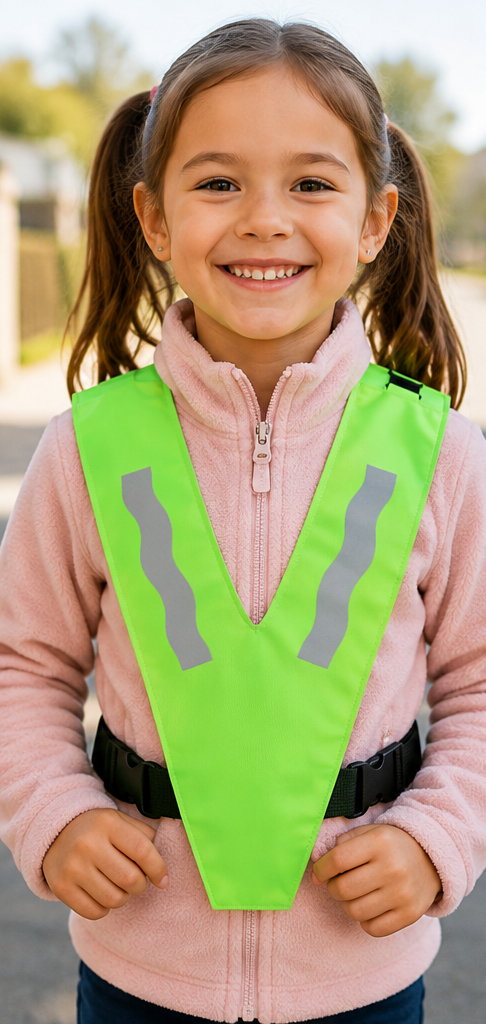 Reflektierender Sicherheits-Poncho für Kinder